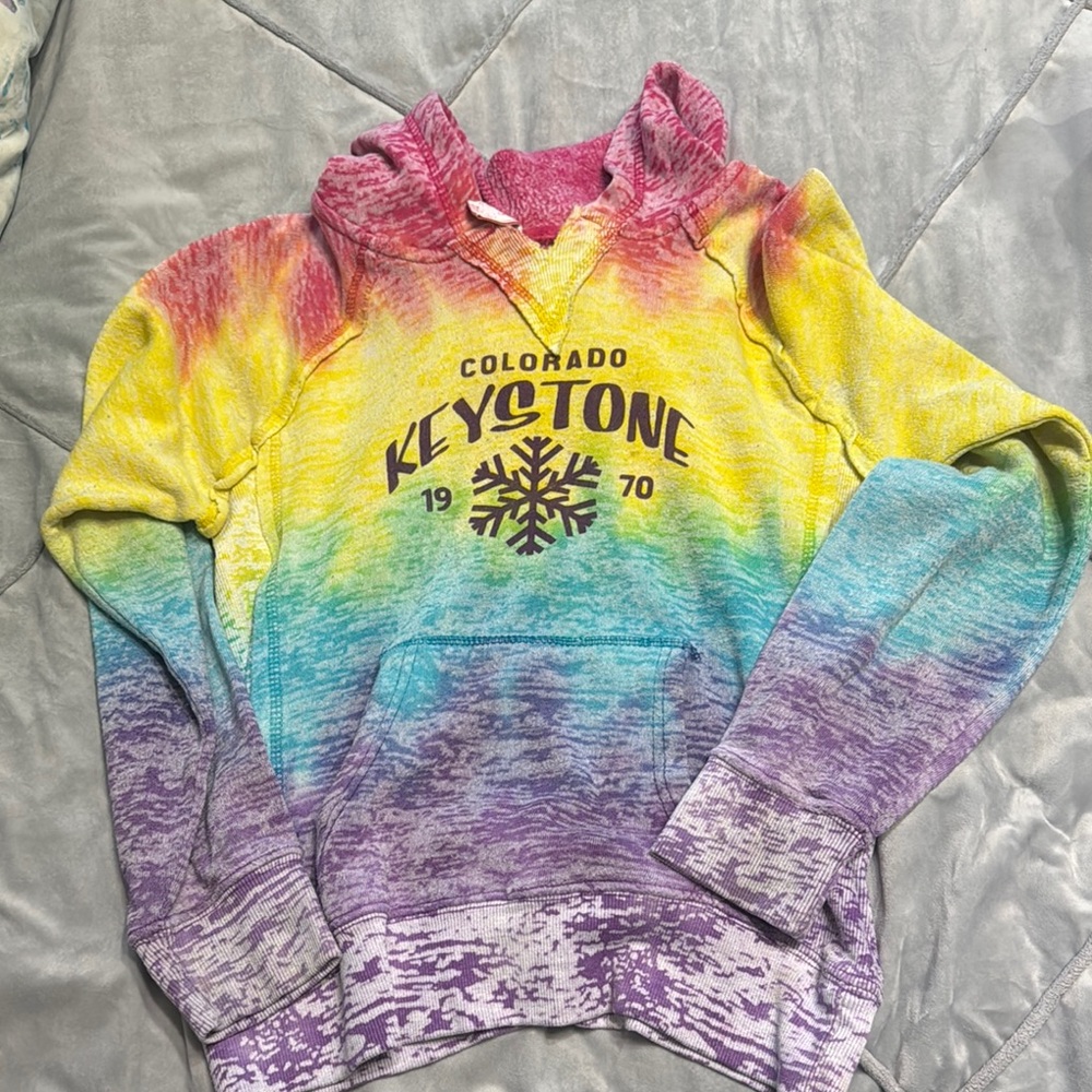 Colorful Tie-Dye Hoodie